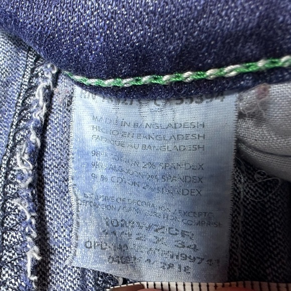 Wrangler Women’s Y2K Vintage Pink Logo Medium Wash Bootcut Denim Jeans Size 32 - Picture 3 of 8